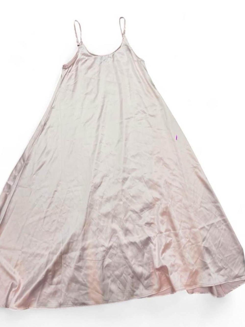 ✨Pink satin slip dress with adjustable straps✨